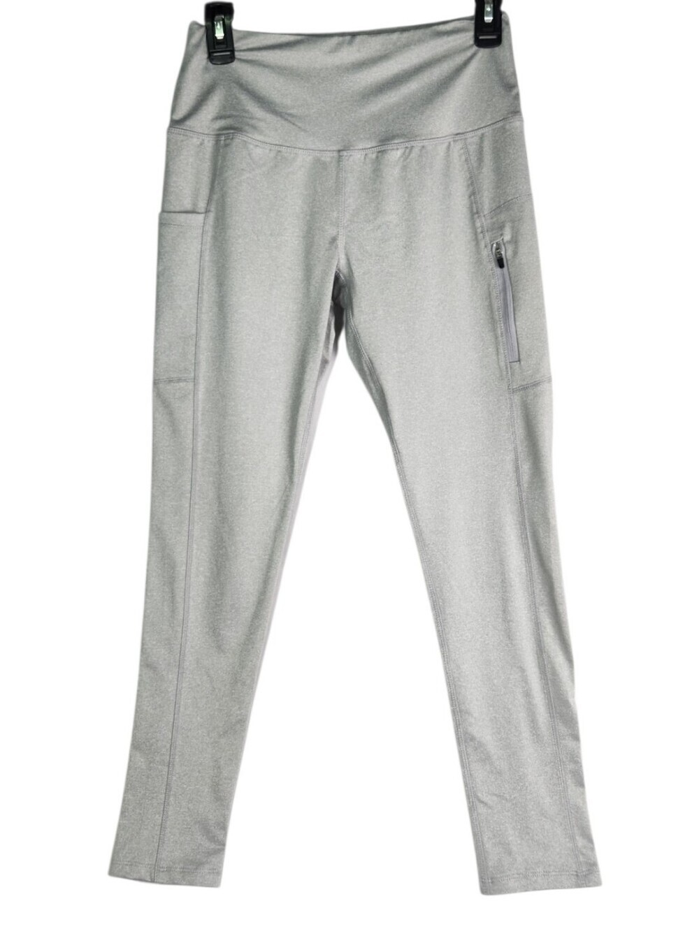 RBX Women's Gray High Rise Performance Leggings Size M Athletic Yoga Pants